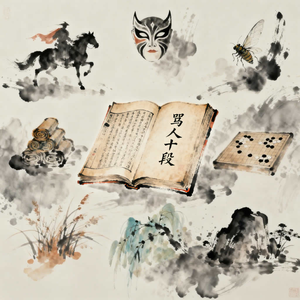 看你的骂人有几段