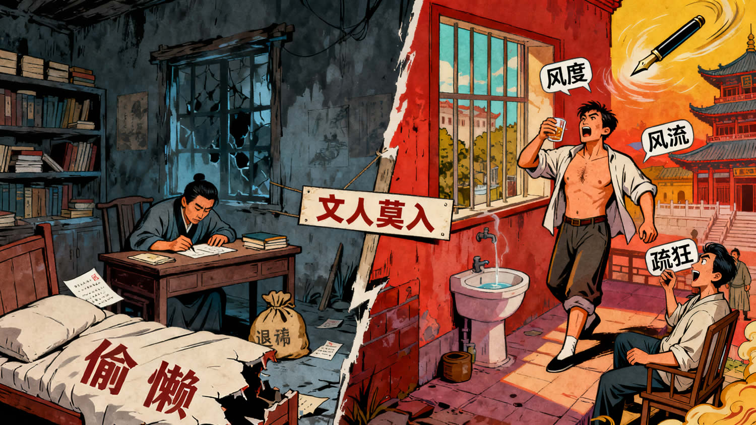 做什么就是不能做文人